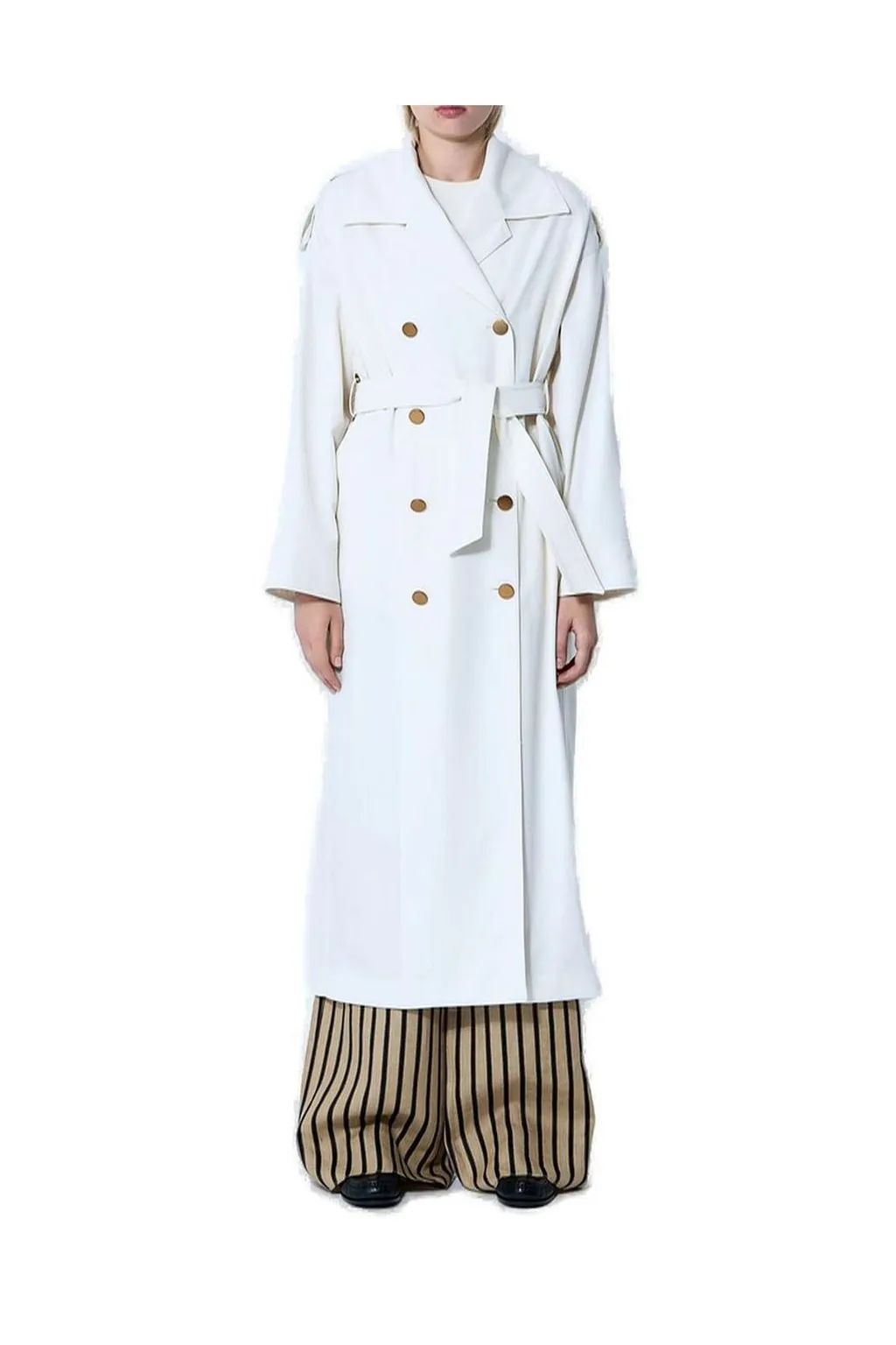 Max Mara Double-Breasted Belted Coat