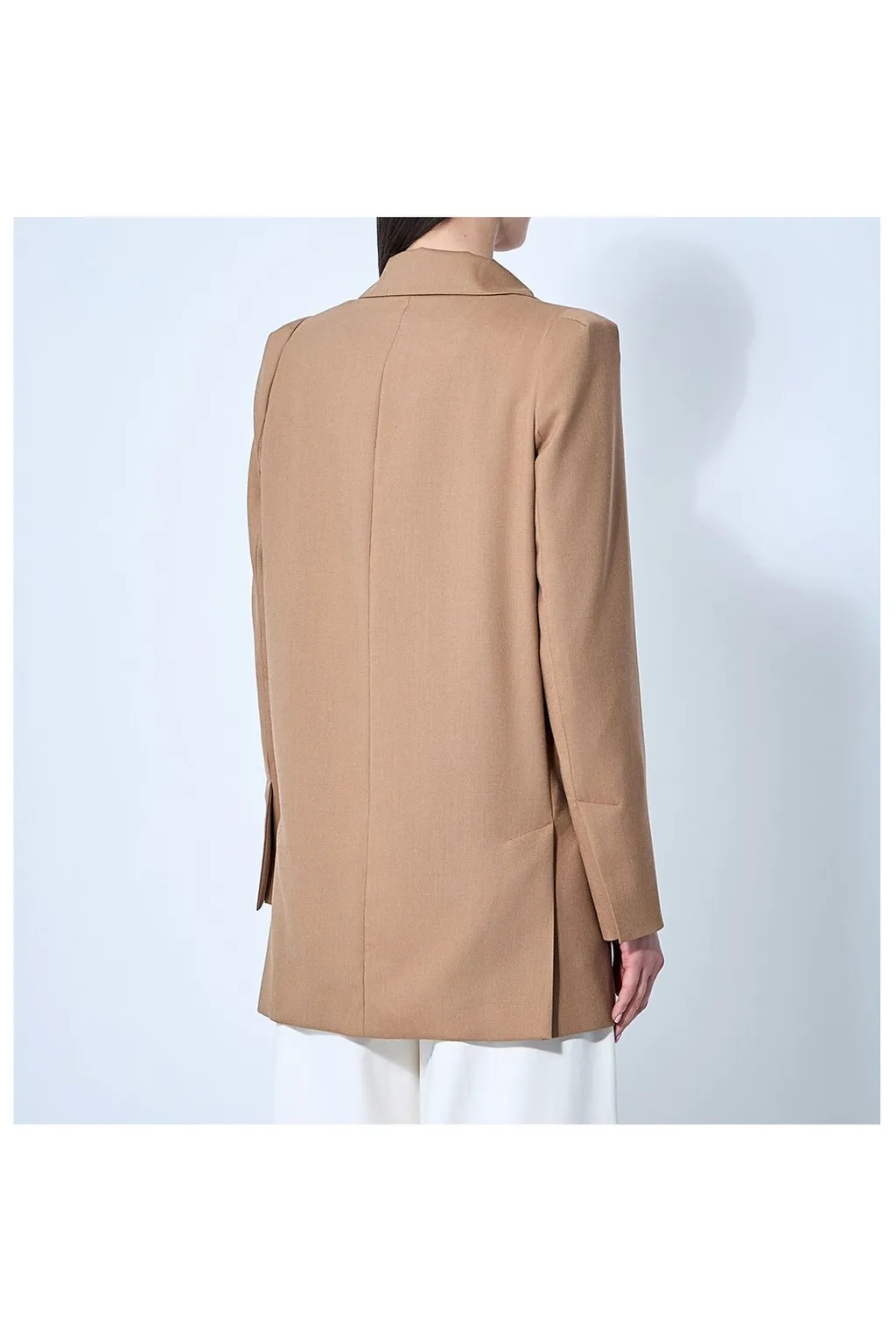 Max Mara Kitten Single-Breasted Long-Sleeved Jacket