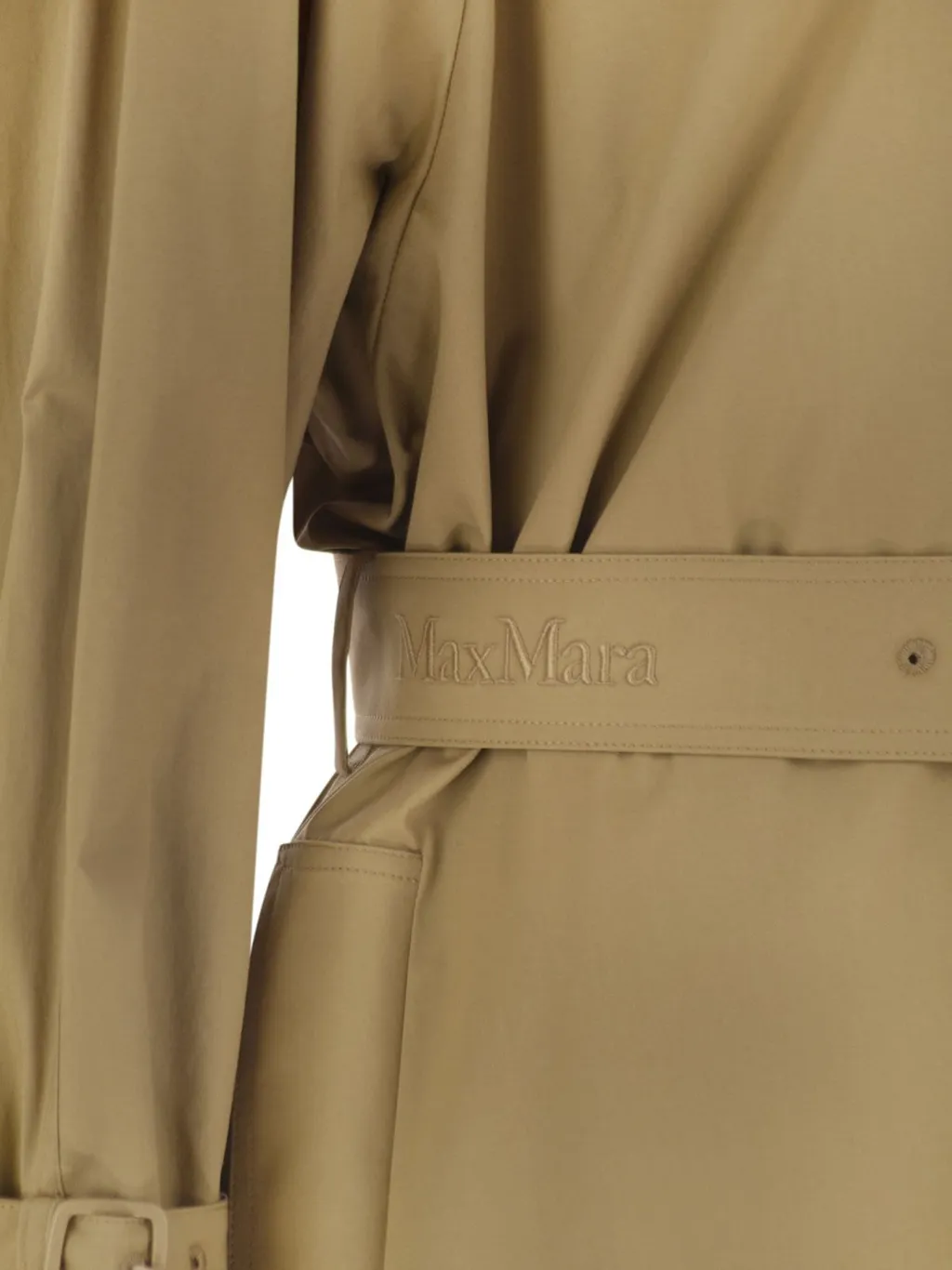 Max Mara Epoche Button Detailed Belted Coat