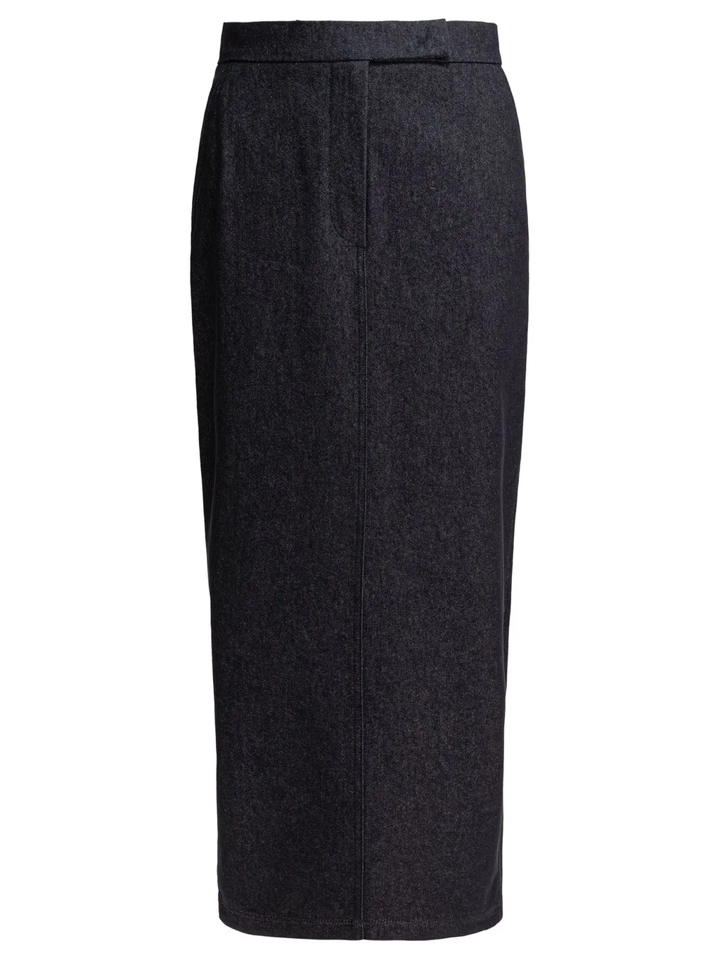 Max Mara Pianosa Button Detailed Back-Slit Skirt