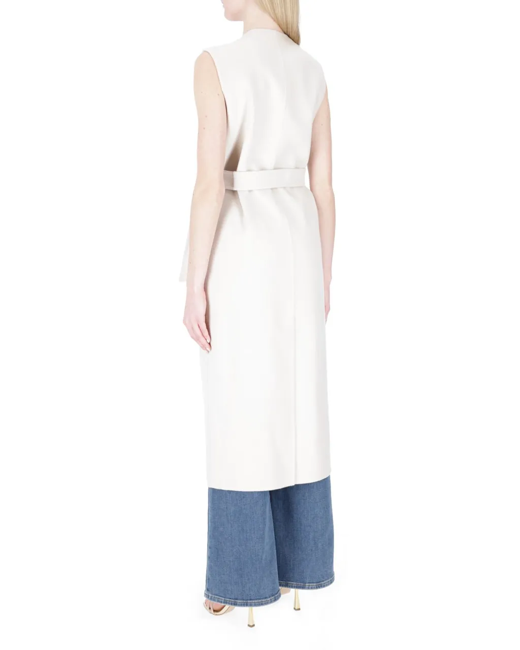 Max Mara Double-Breasted Long Gilet
