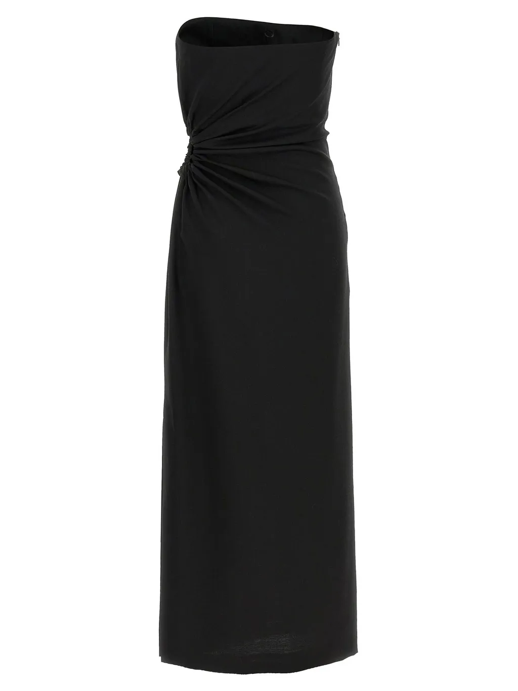 Max Mara Silva Gathered Strapless Dress
