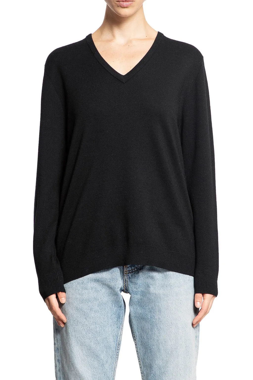 Max Mara V-Neck Long-Sleeved Jumper