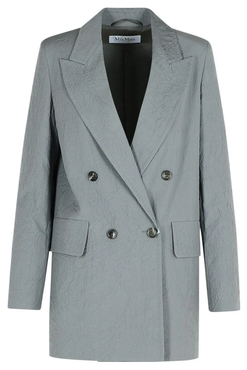 Max Mara Abavo Double-Breasted Long-Sleeved Jacket