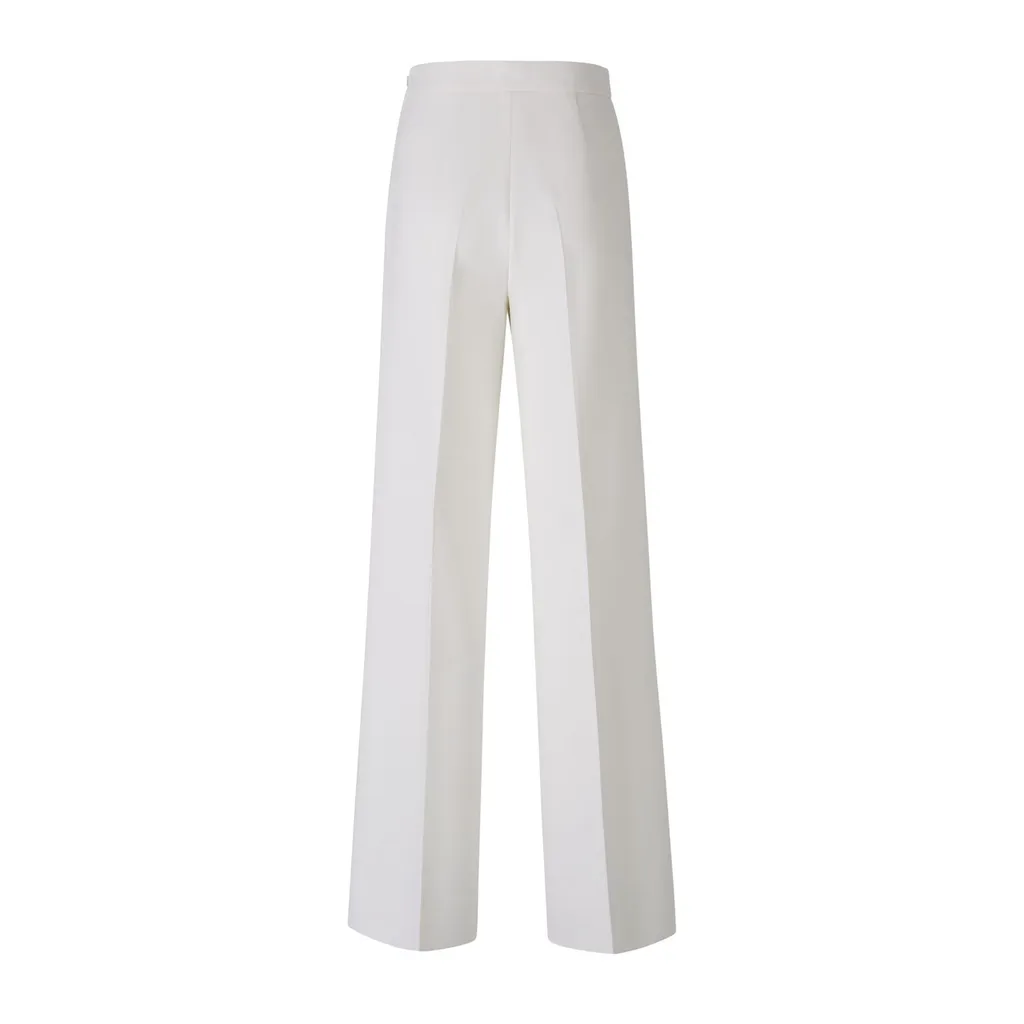Max Mara Polonia Pleat Detailed Wide-Leg Trousers