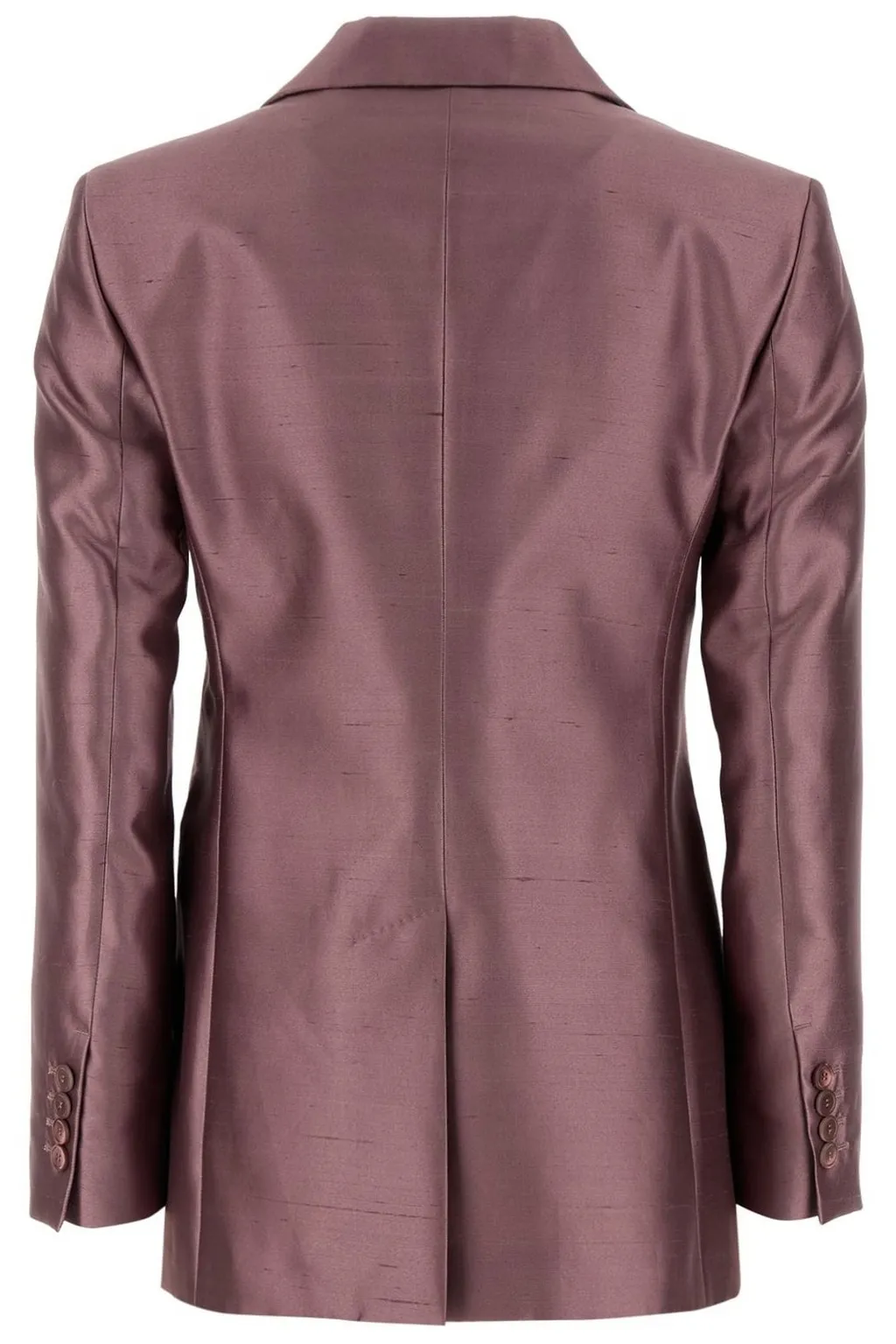 Max Mara Malaga Metallic Button-Up Jacket