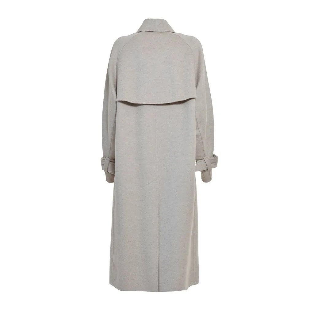 Max Mara Double-Breasted Long-Sleeved Coat