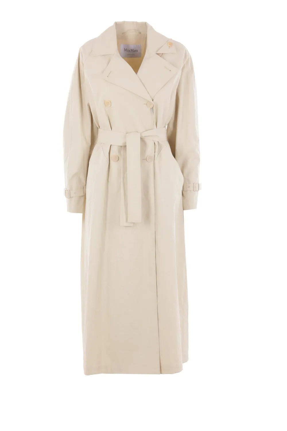 Max Mara Ronco Belted Button-Up Trench Coat