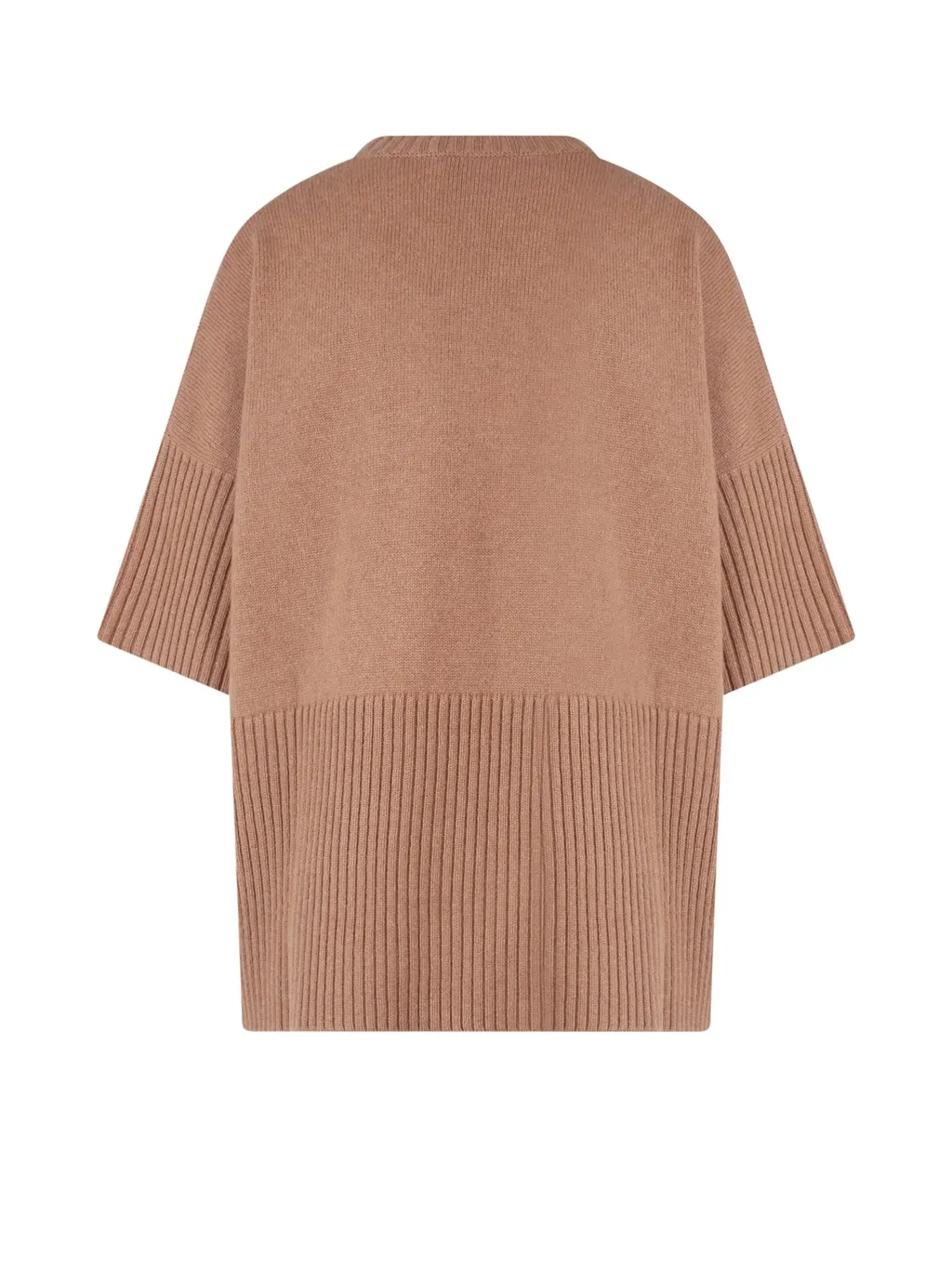 Max Mara Oversized Crewneck Knitted T-Shirt