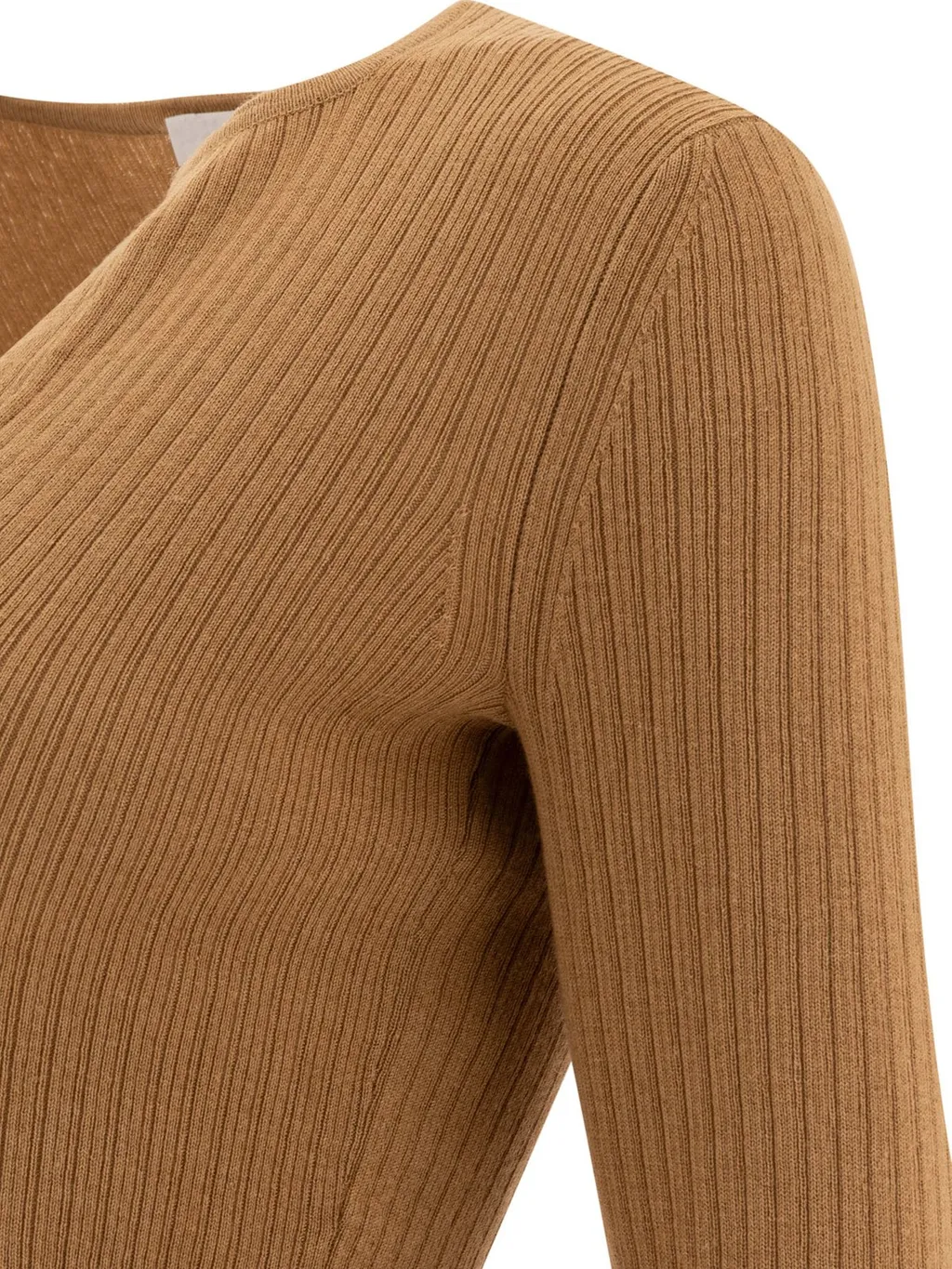 Max Mara V-Neck Long-Sleeved Top