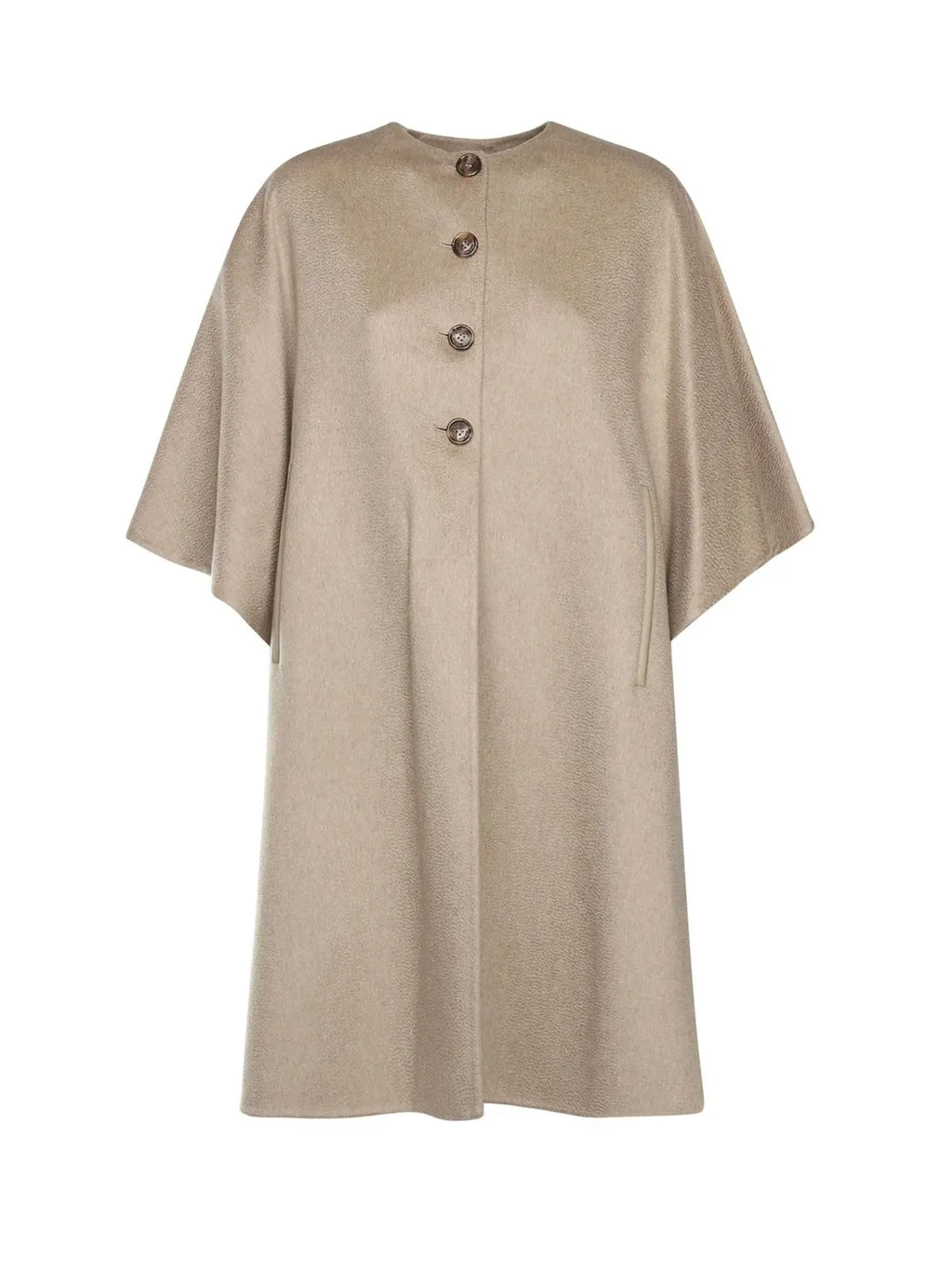 Max Mara Short-Sleeved Crewneck Coat