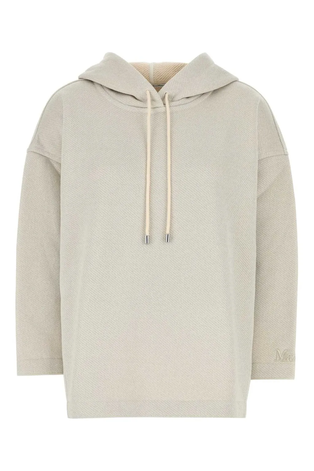 Max Mara Logo Embroidered Drawstring Hoodie
