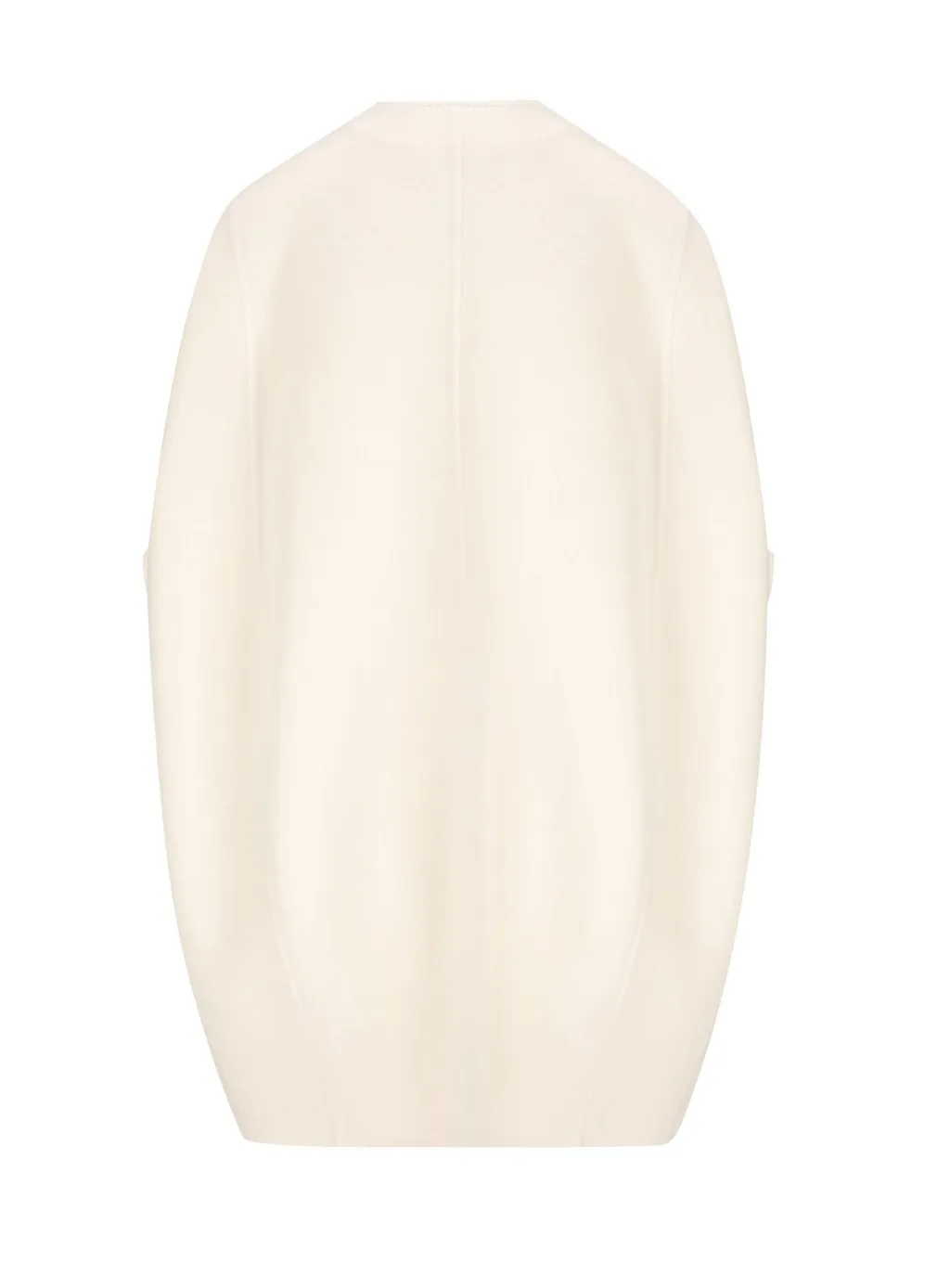 Max Mara Placido Zip-Up Crewneck Short-Sleeved Coat
