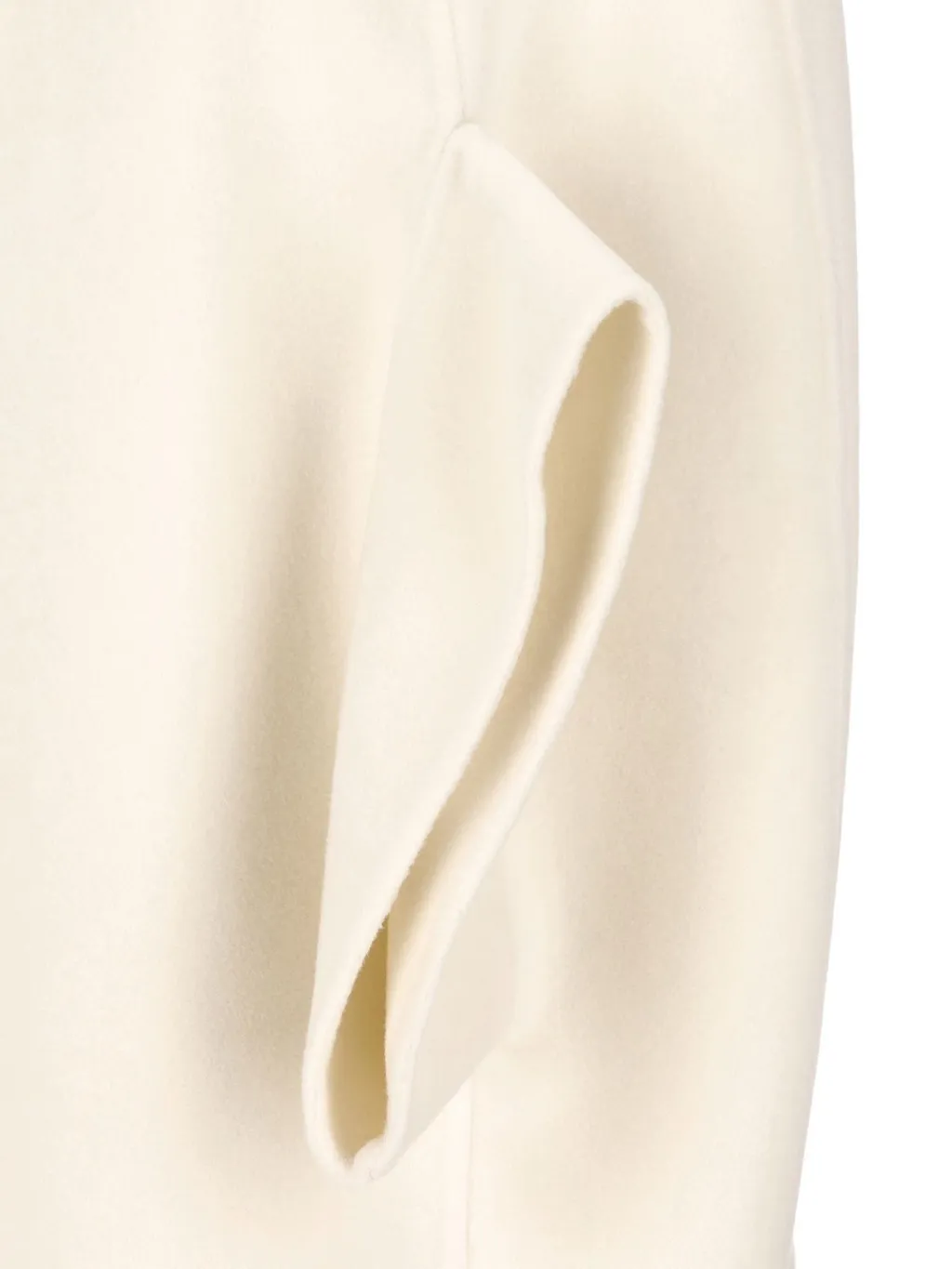 Max Mara Placido Zip-Up Crewneck Short-Sleeved Coat