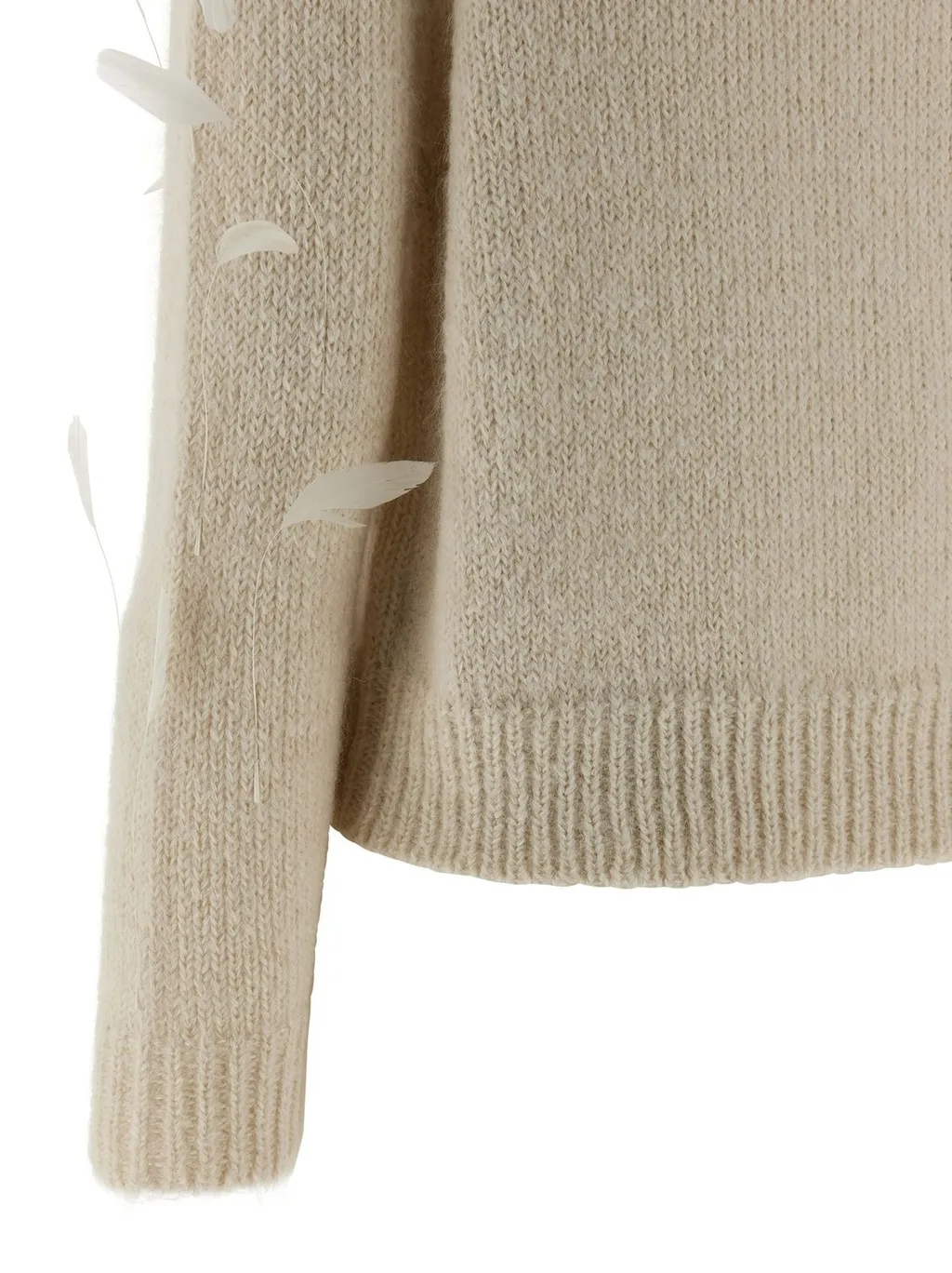 Jil Sander Feather Embellished Jumper