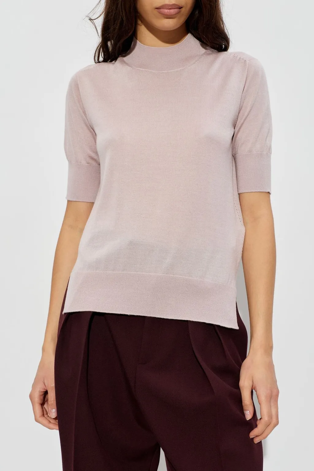 Jil Sander Mock-Neck Knitted Top