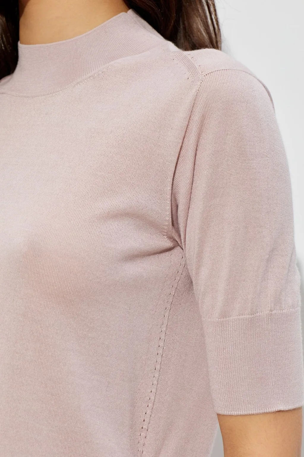 Jil Sander Mock-Neck Knitted Top