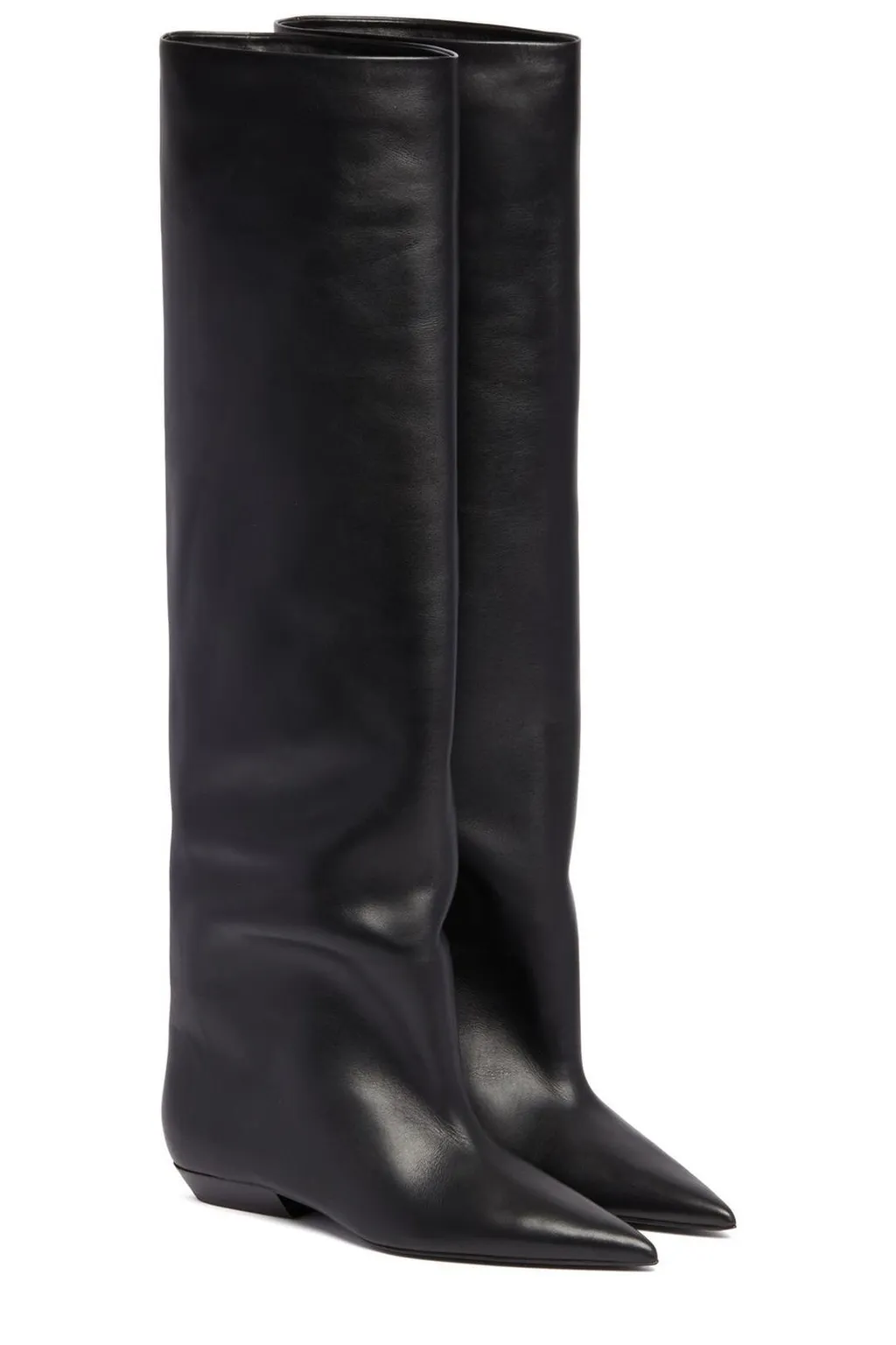 Jil Sander	Pointed Toe Knee-High Boots