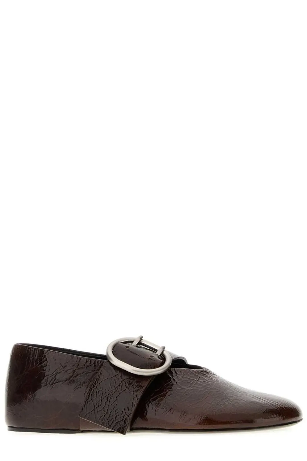 Jil Sander Embossed Ballerina Shoes