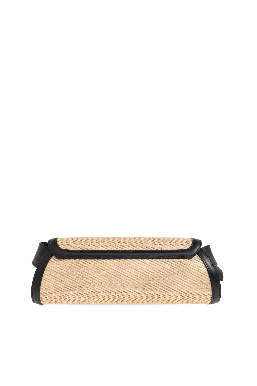 Jil Sander Small Cannolo Raffia Shoulder Bag