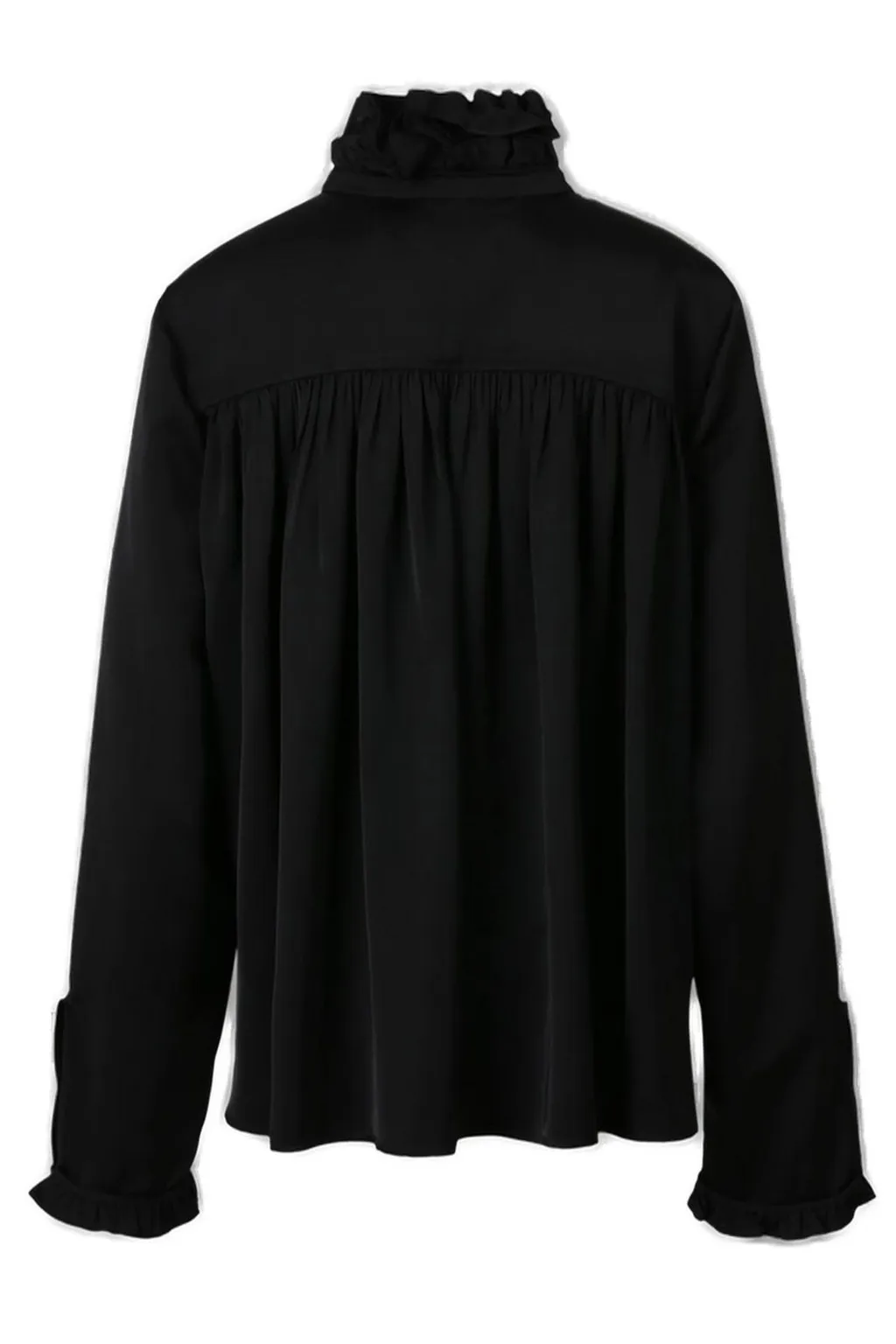 Jil Sander Ruffle Long Sleeved Shirt