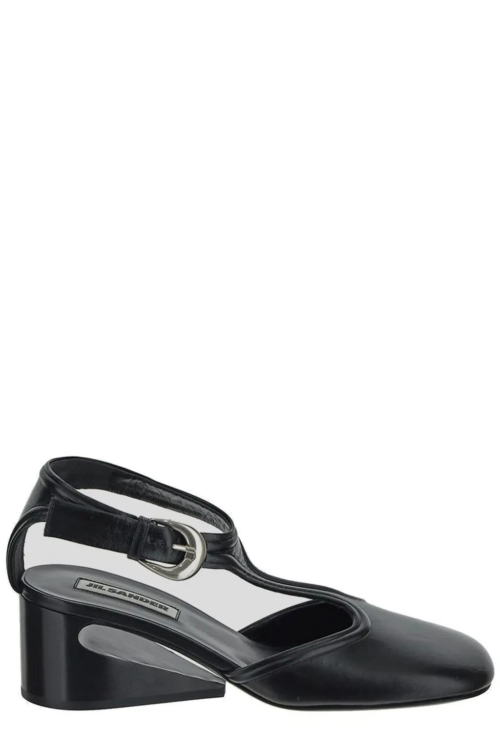 Jil Sander Mary Jane Buckled Pumps