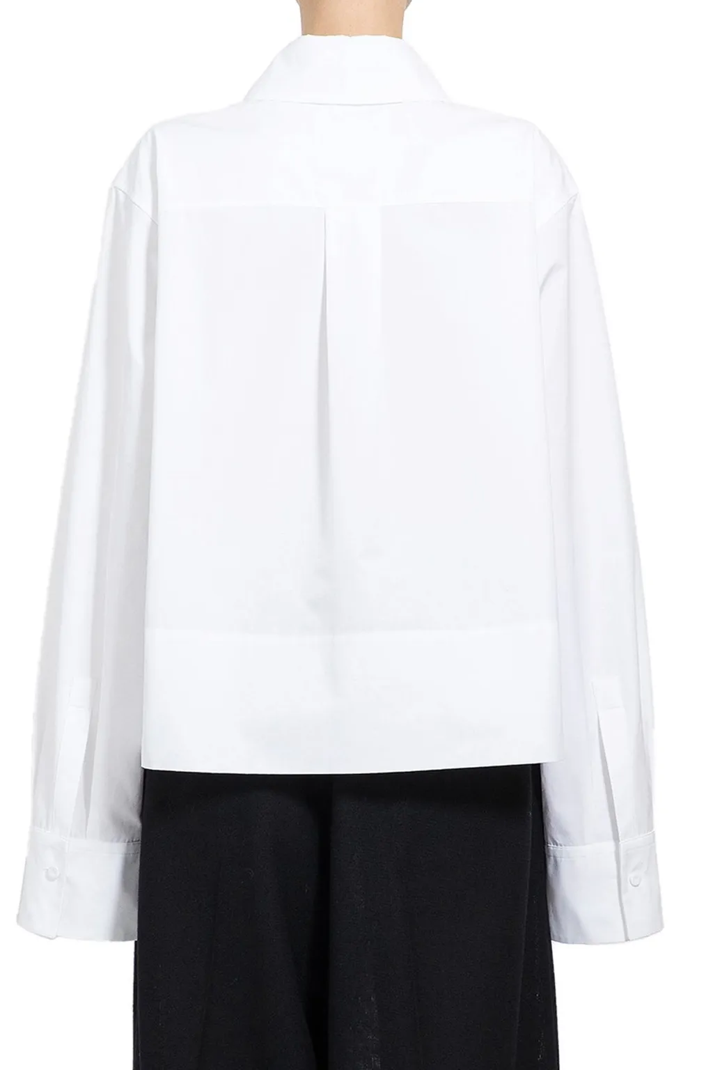 Jil Sander Long-Sleeved Straight Hem Shirt