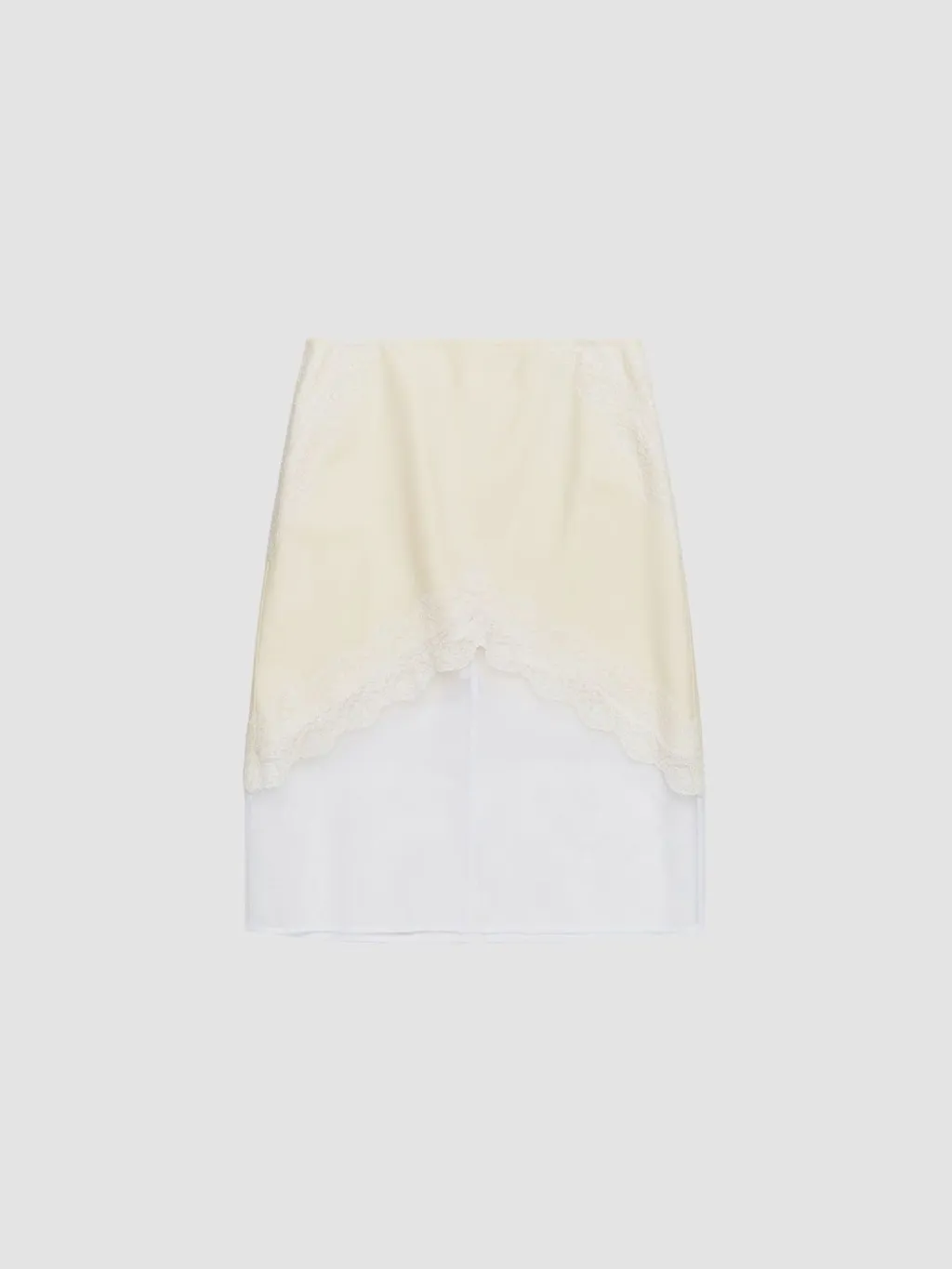 Jil Sander Lace-Panelled Midi Skirt