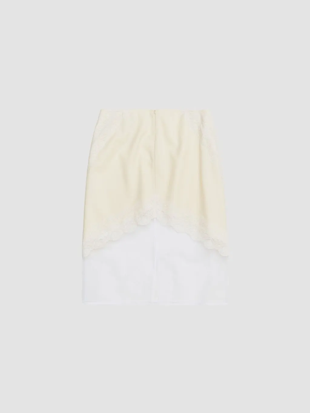 Jil Sander Lace-Panelled Midi Skirt