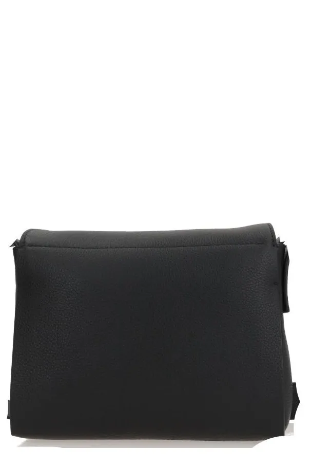 Jil Sander Logo Embossed Crossbody Bag