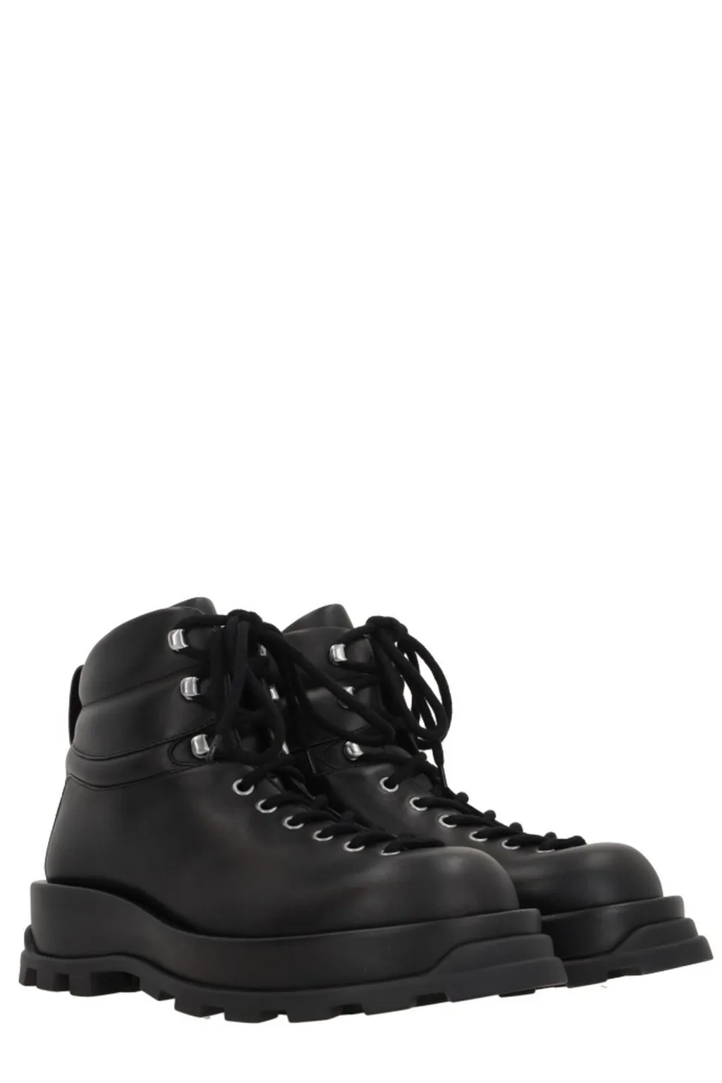 Jil Sander Round Toe Ankle Boots