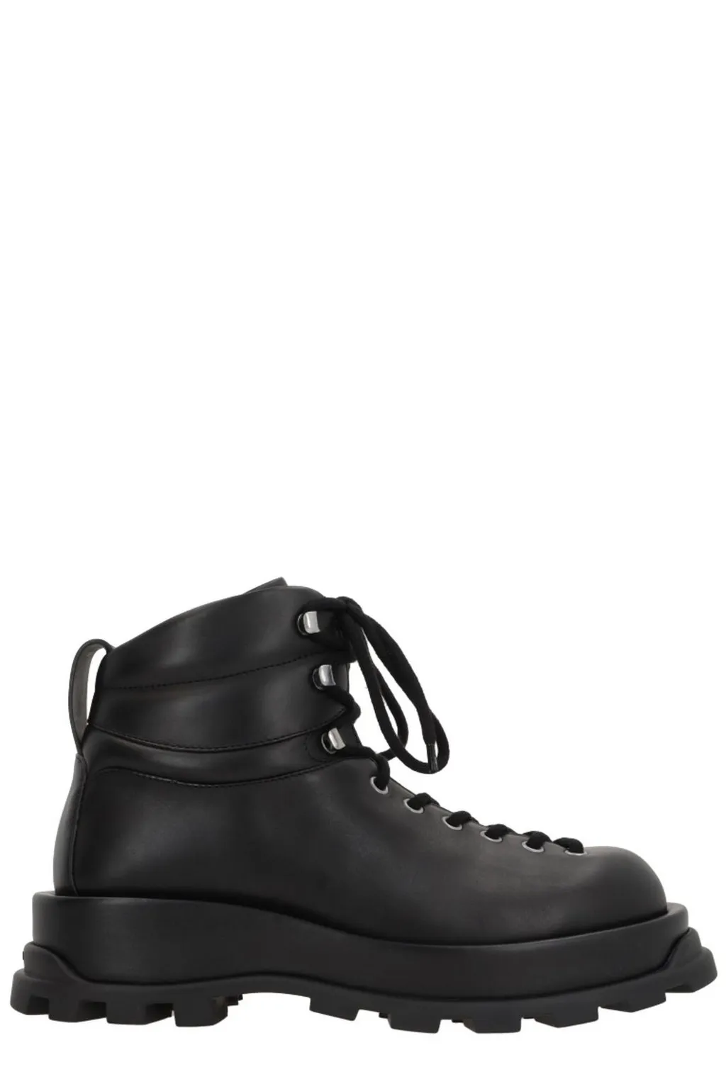 Jil Sander Round Toe Ankle Boots