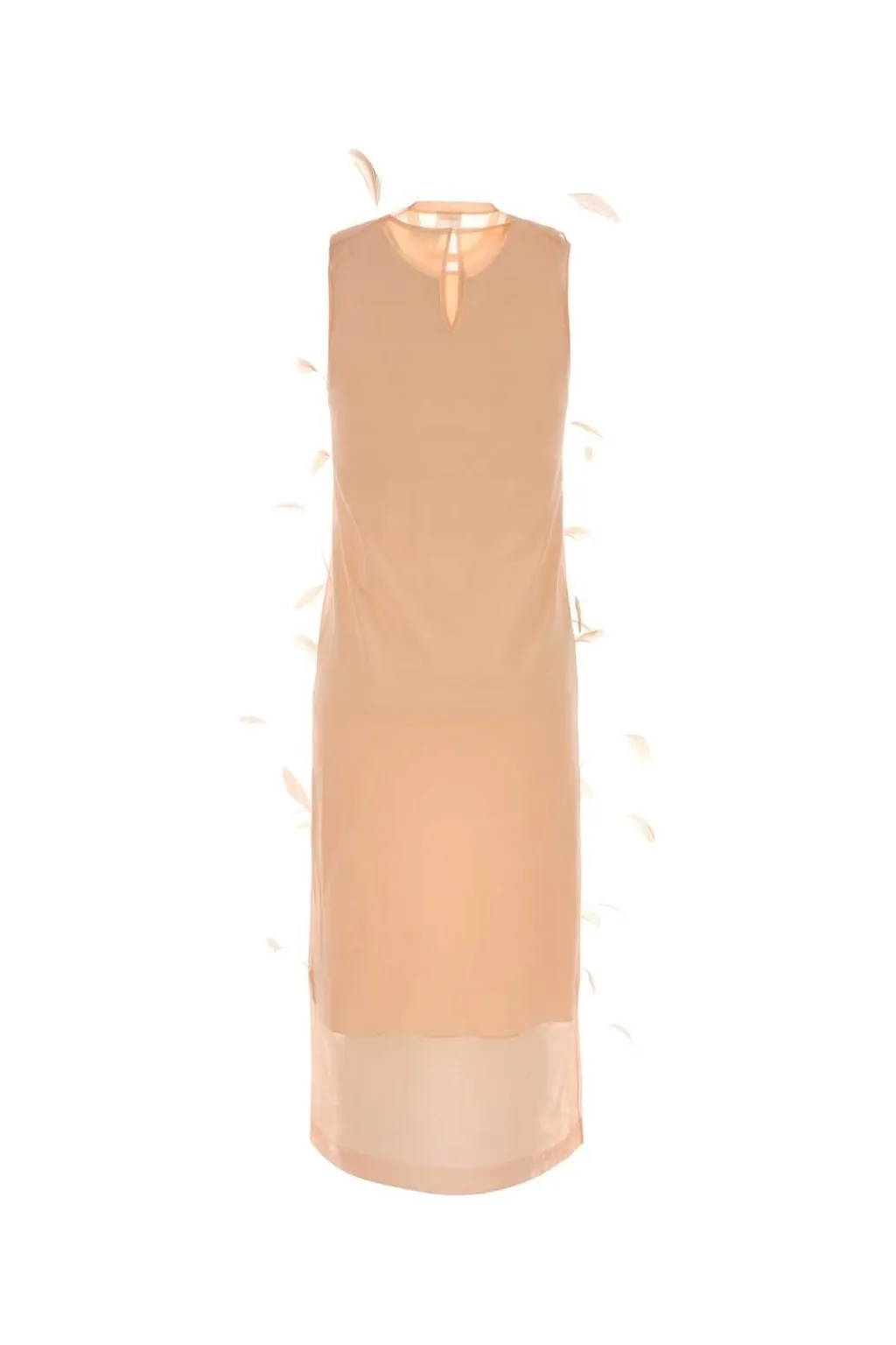 Jil Sander Round Neck Sleeveless Maxi Dress