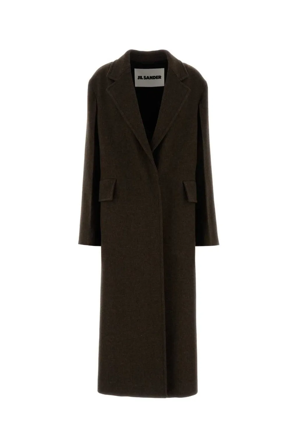 Jil Sander Long Sleeved Notched Lapel Coat