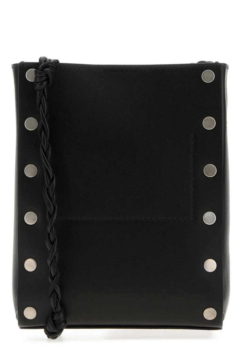 Jil Sander Logo Embossed Crossbody Bag