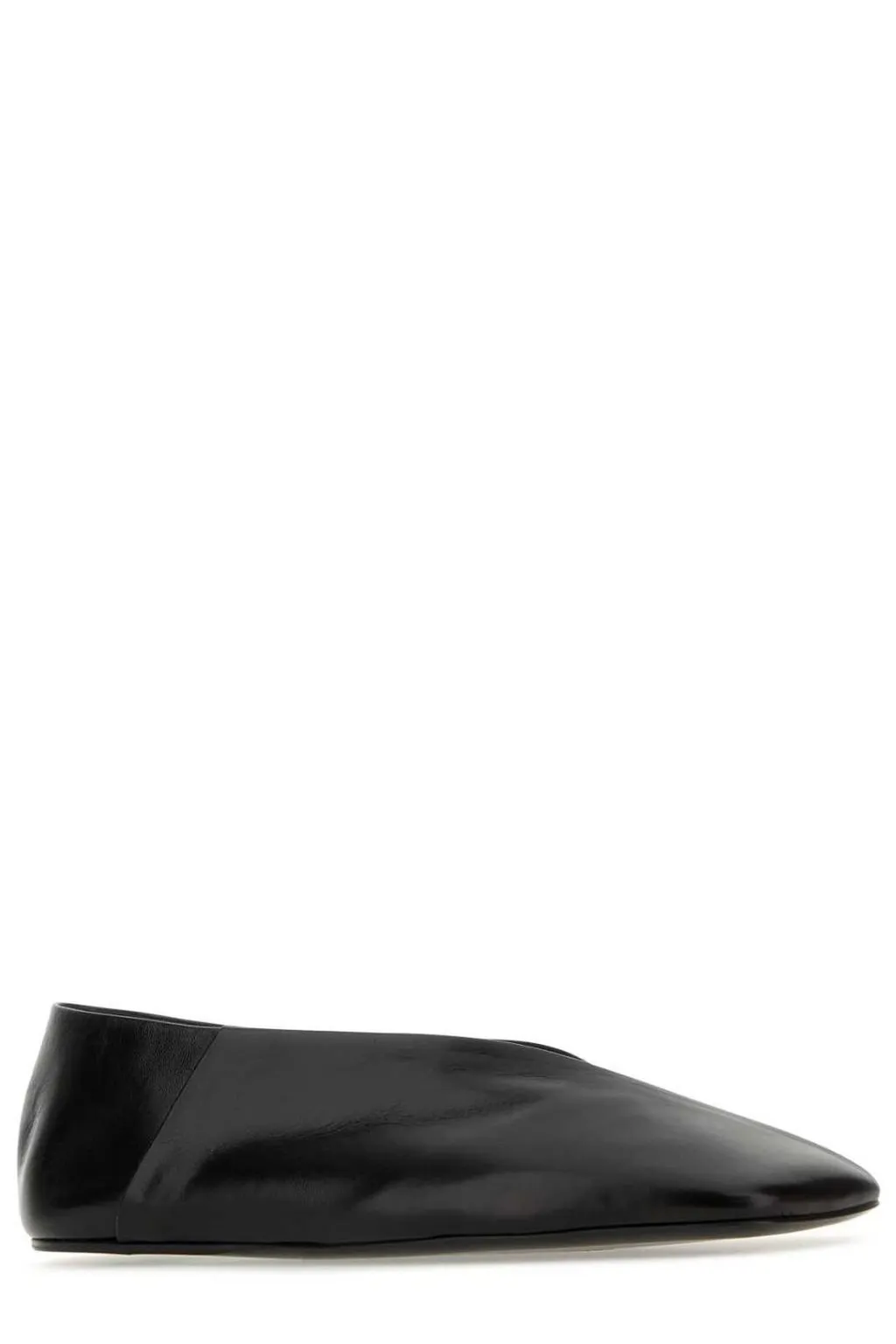 Jil Sander Tripon Square Toe Ballerina Shoes