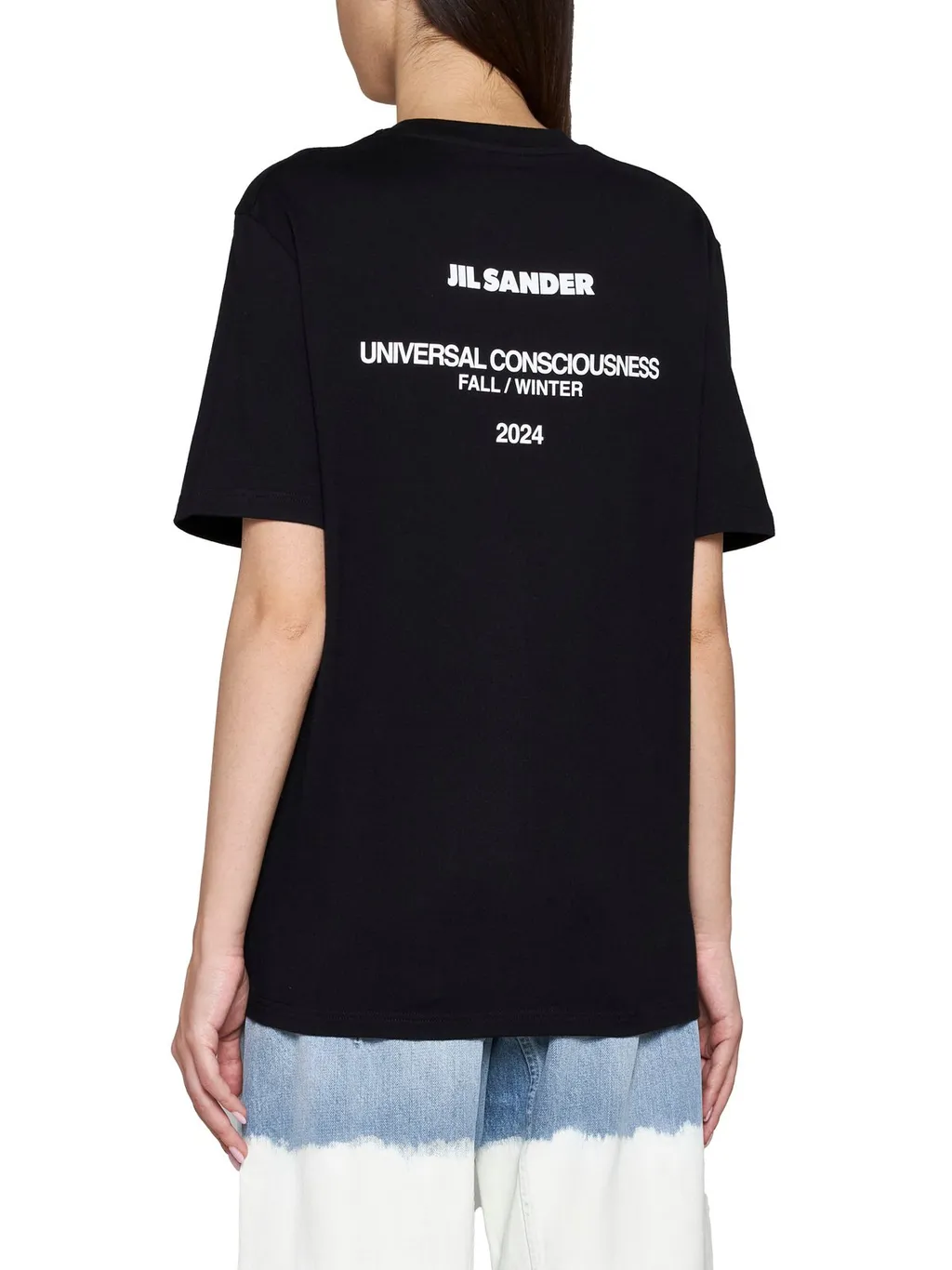 Jil Sander Logo Printed Crewneck T-Shirt