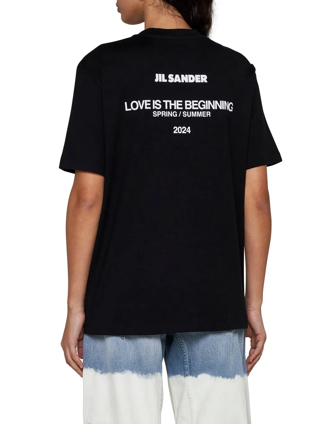Jil Sander Logo Printed Crewneck T-Shirt