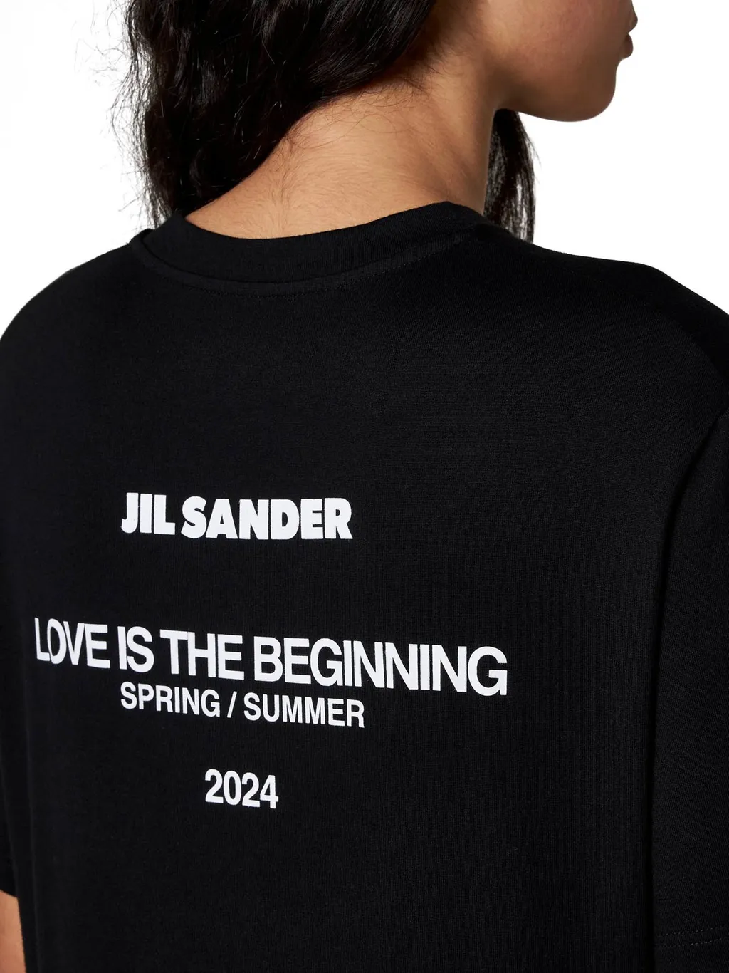 Jil Sander Logo Printed Crewneck T-Shirt