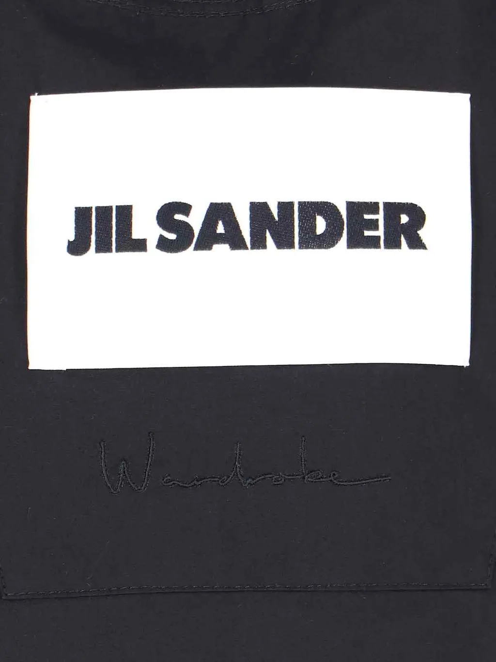 Jil Sander Logo Parka Coat