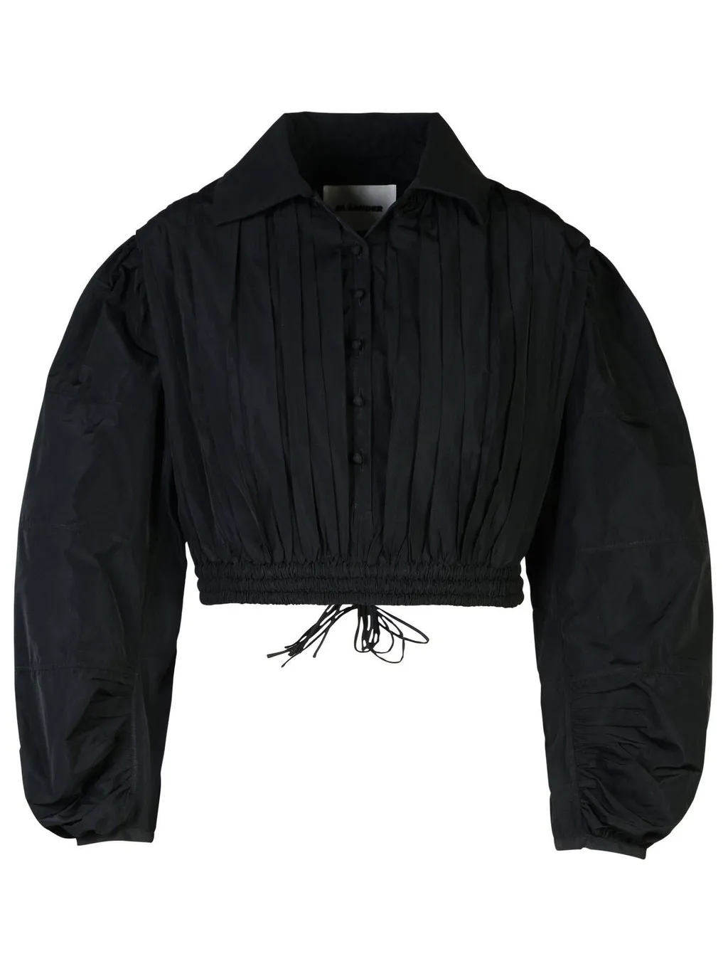 Jil Sander Long-Sleeved Gathered Blouse