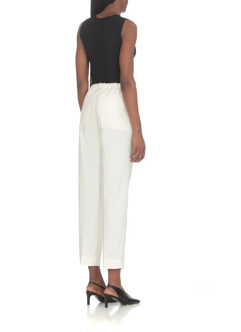 Jil Sander Drawstring Cropped Trousers