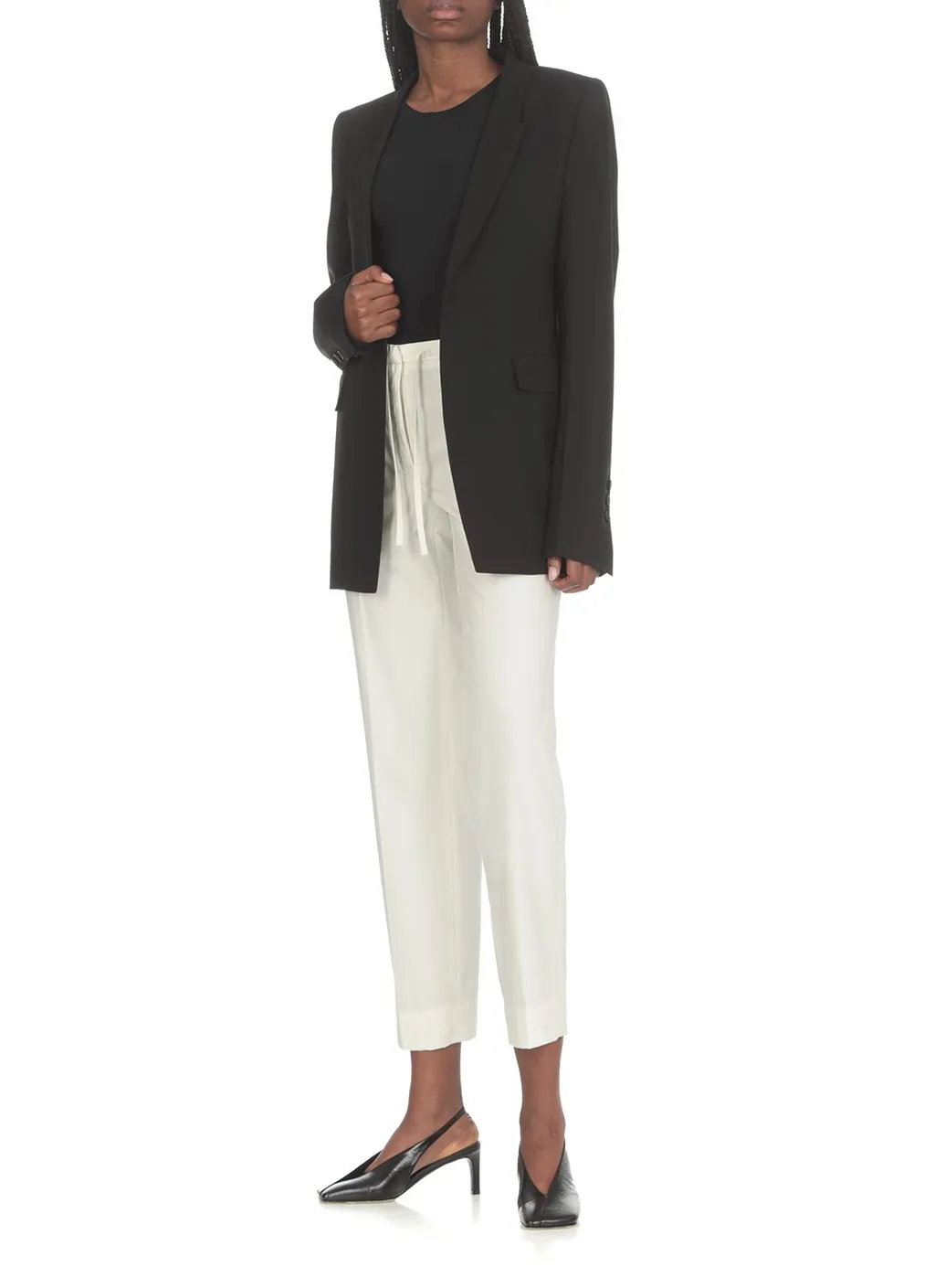 Jil Sander Drawstring Cropped Trousers
