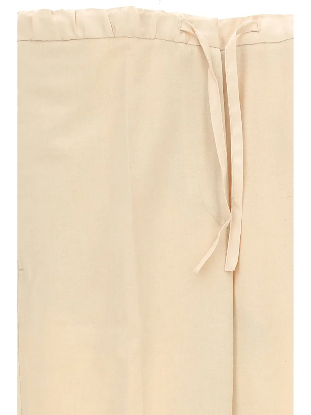 Jil Sander High-Waist Drawstring Cropped Trousers