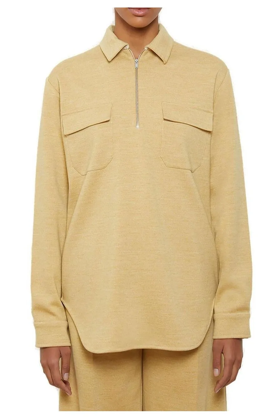 Jil Sander Half-Zipped Jumper