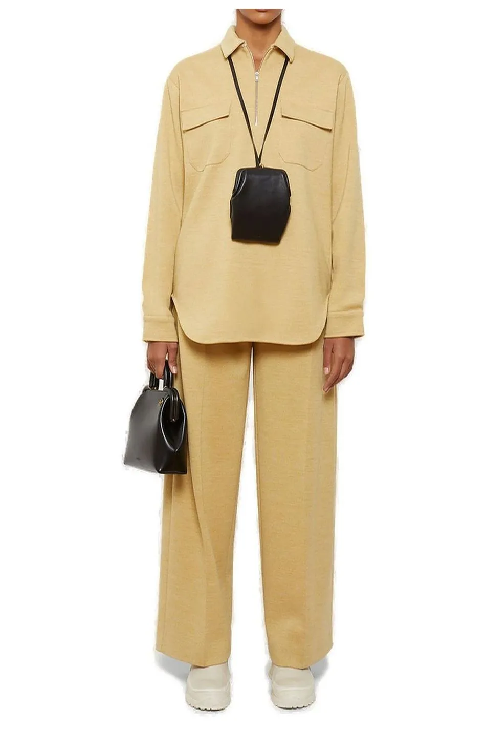 Jil Sander Half-Zipped Jumper