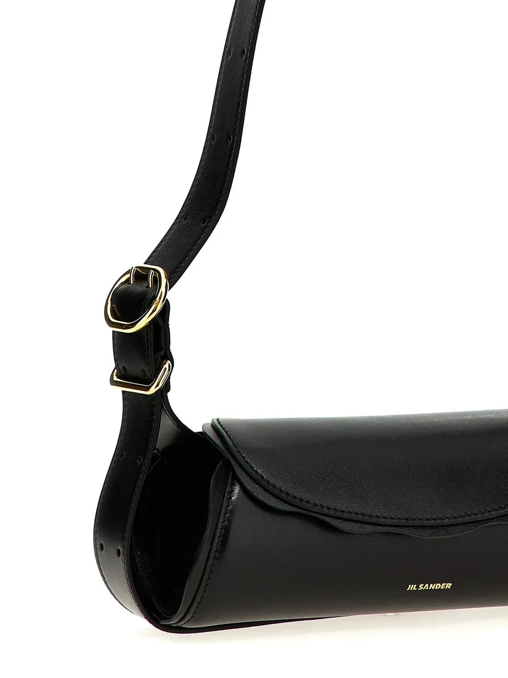 Jil Sander Cannolo Foldover Shoulder Bag