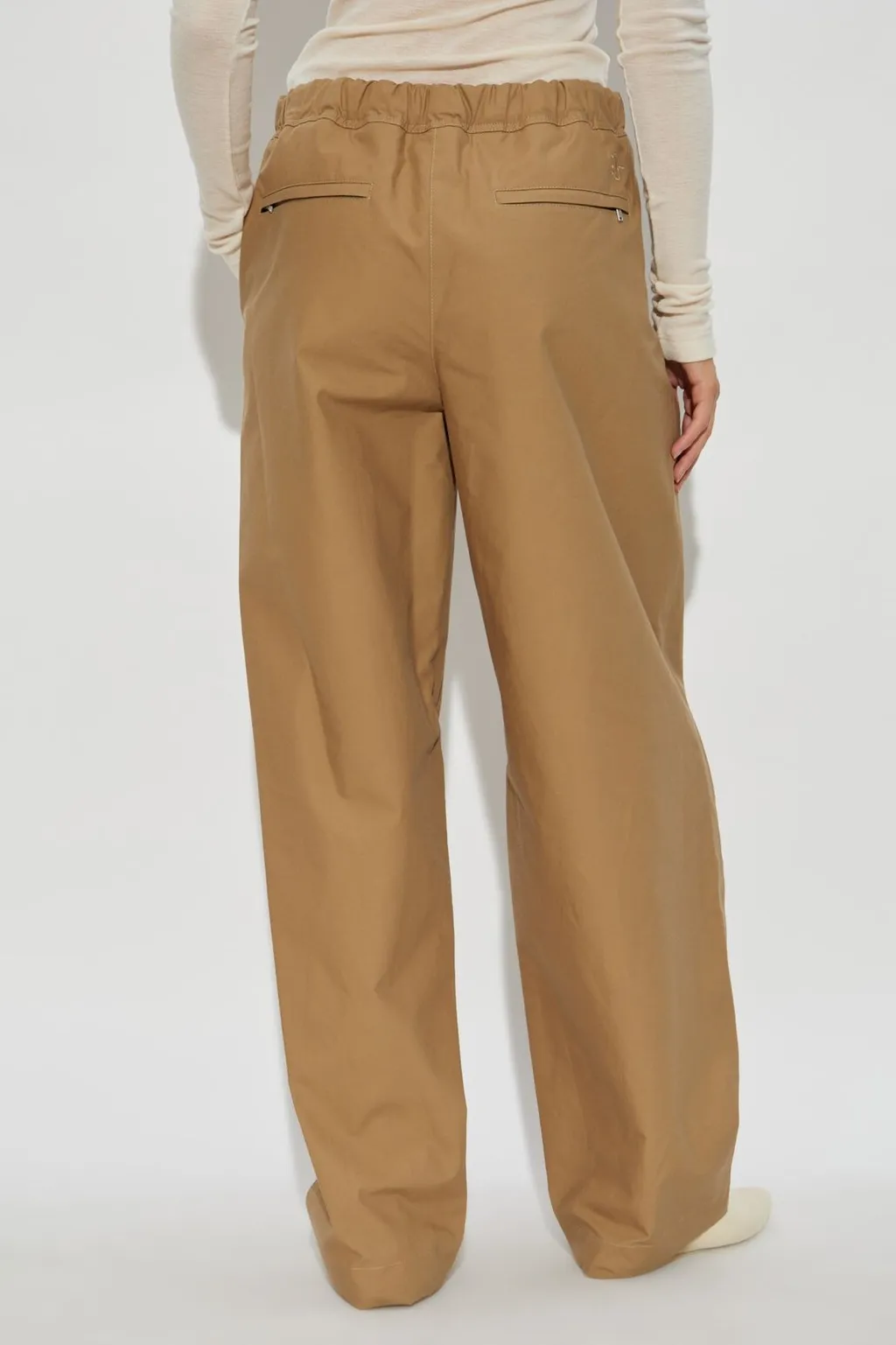 Jil Sander Belted Wide-Leg Trousers