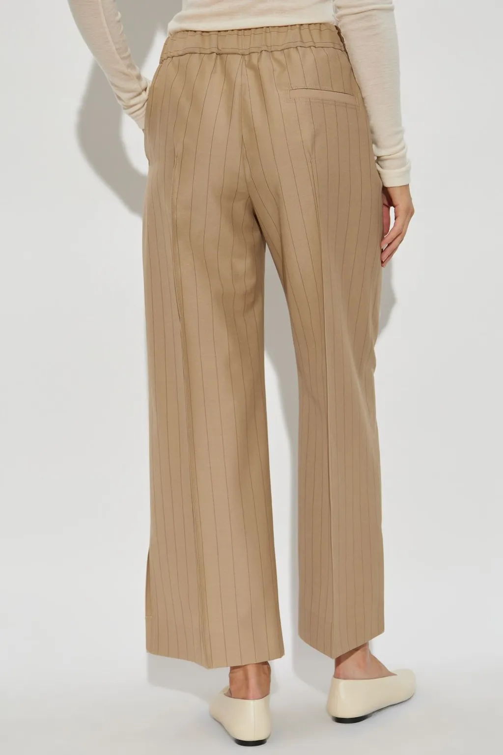 Jil Sander Pinstriped Wide-Leg Pants