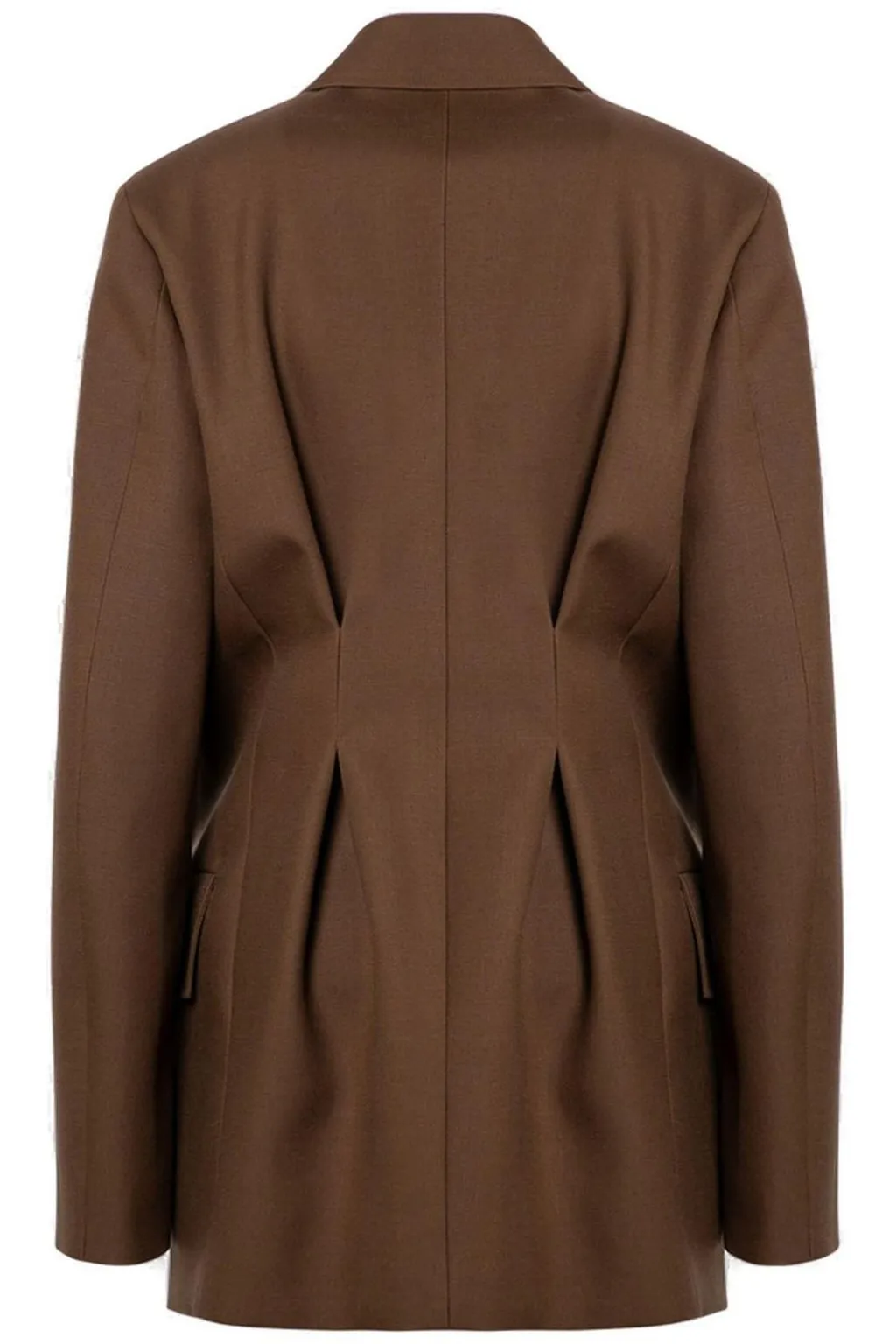Jil Sander	Double-Breasted Long-Sleeved Blazer